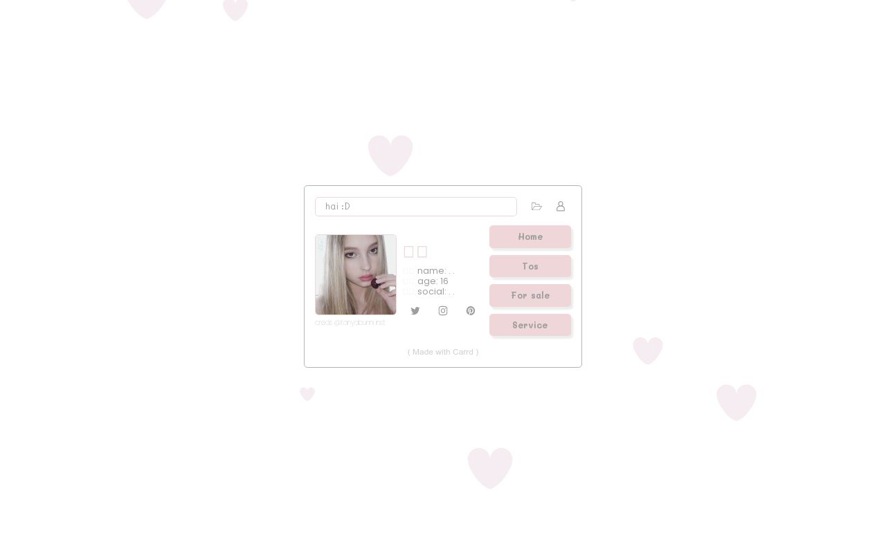 Carrd profile picture for @avoided